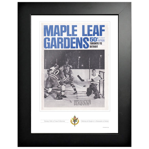 Toronto Maple Leafs Program Cover - Maple Leaf Gardens Toronto vs. Detroit