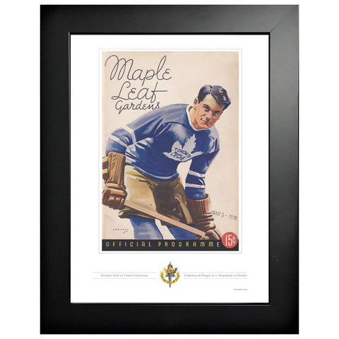 Toronto Maple Leafs Program Cover - Maple Leaf Gardens Cursive Edition