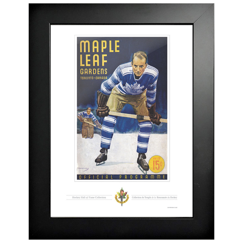 Toronto Maple Leafs Program Cover - Maple Leaf Gardens Goalie, Player Pose