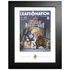 Toronto Maple Leafs Program Cover - Rivarly Night Toronto vs. Boston