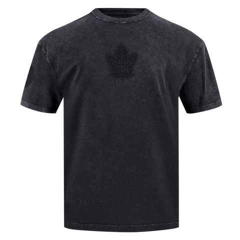 Washed Classic Enzyme Wash Tee - BLACK