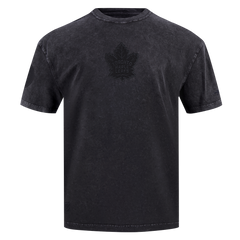 Washed Classic Enzyme Wash Tee - BLACK
