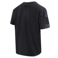 Washed Classic Enzyme Wash Tee - BLACK