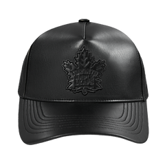Washed Vanguard Leather Pro Pinch Strapback