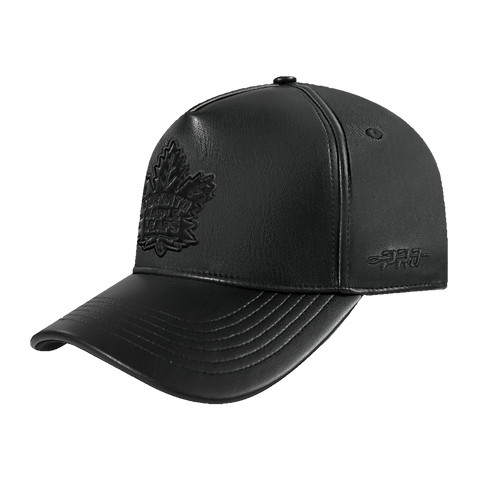 Washed Vanguard Leather Pro Pinch Strapback