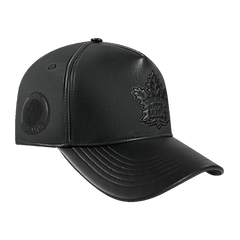 Washed Vanguard Leather Pro Pinch Strapback