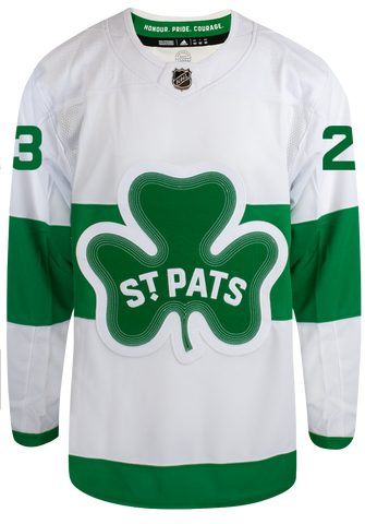 Maple Leafs Adidas Men's Authentic 2024 St Pats Jersey - KNIES