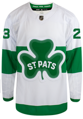 Maple Leafs Adidas Men's Authentic 2024 St Pats Jersey - KNIES