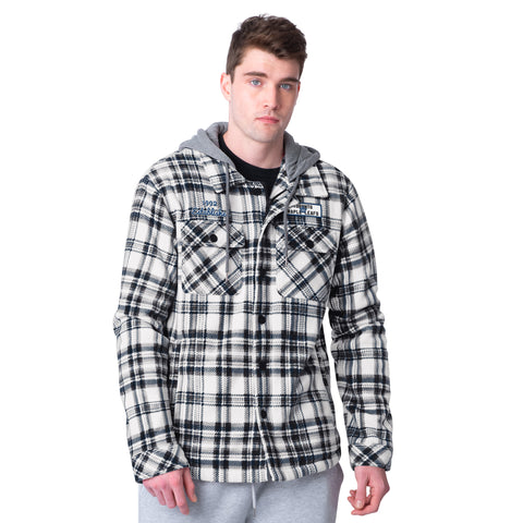 Pickoff Plaid Fleece Hooded Jacket