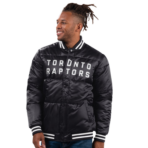 Raptors Men's Starter Bronx Bubble Puffer Jacket