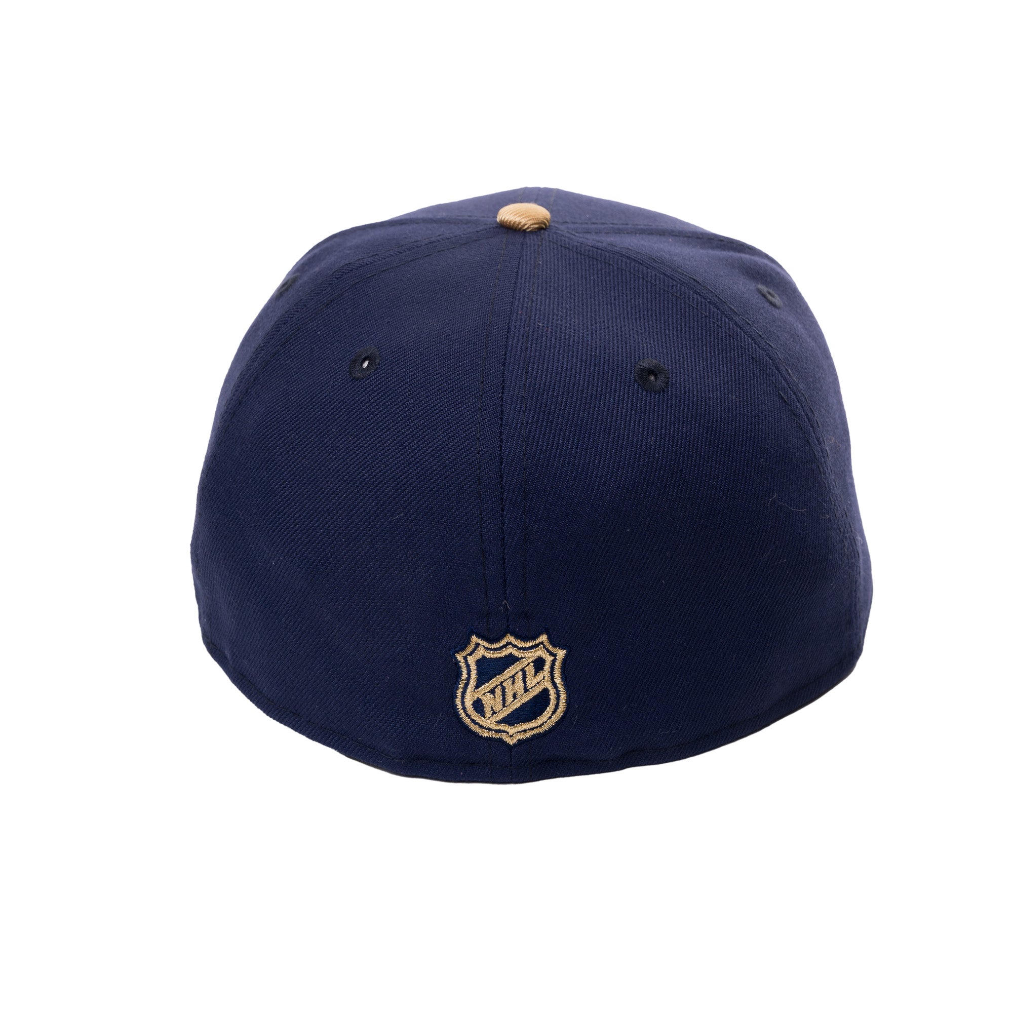 59FIFTY Prim Logo Fitted Hat - NAVY/GOLD