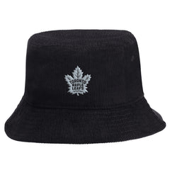 Fashion Corduroy Logo Bucket Hat