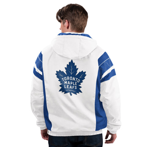 Maple Leafs Starter Men's Home Team 1/2 Zip Jacket