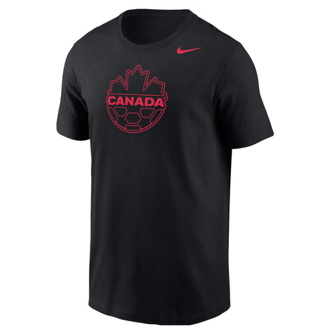 2026 World Cup Canada Soccer Ball Tee - BLACK