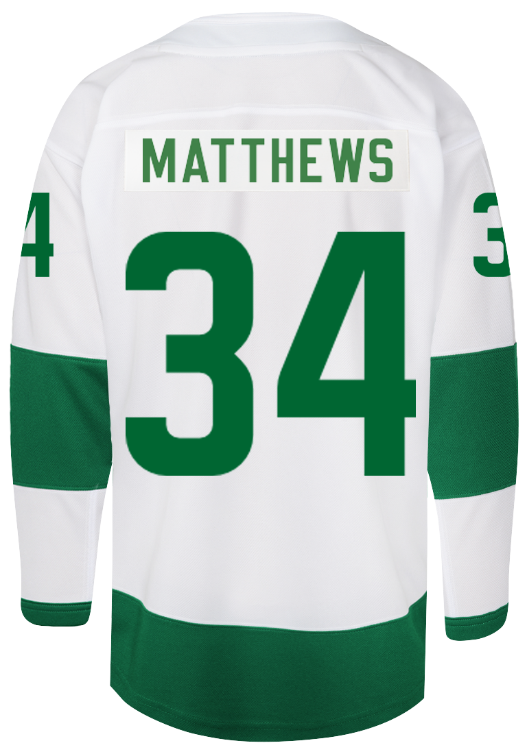 Maple Leafs Youth 2024 St. Pats Jersey MATTHEWS shop.realsports