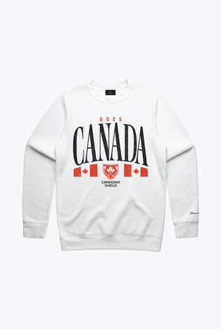 Canadian Shield Canada Wordmark Crew