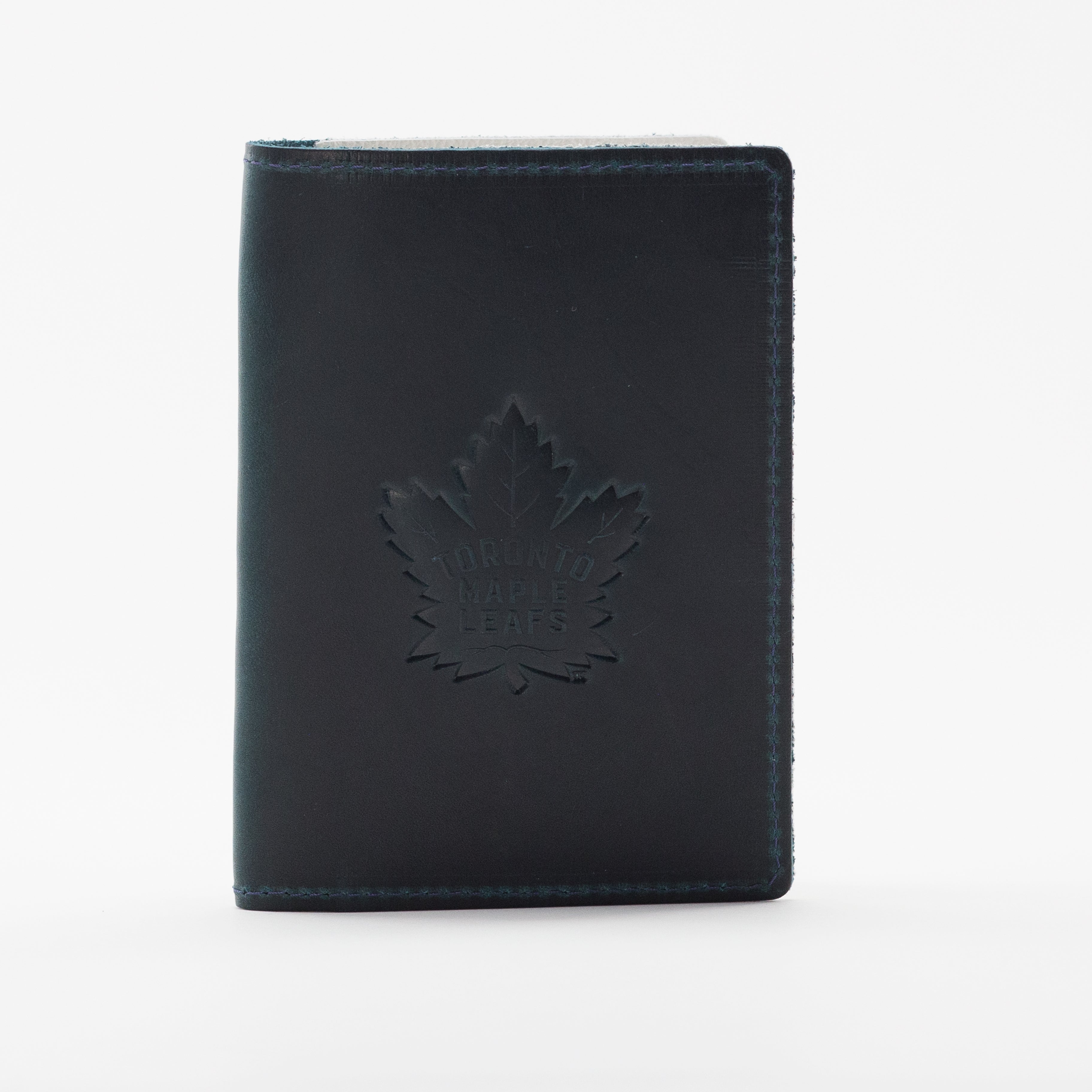Maple Leafs Dormie Leather Passport Holder - BLUE