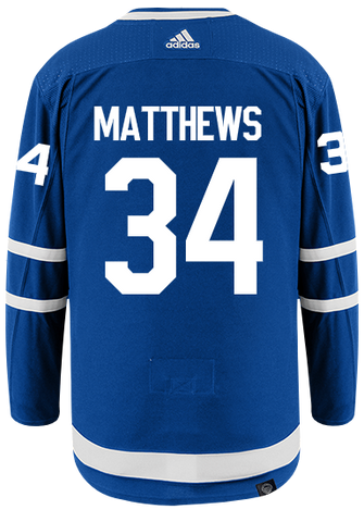 Maple Leafs Adidas Authentic Men's Primegreen Home Jersey - MATTHEWS