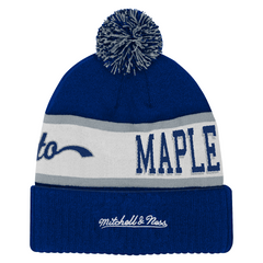 Youth Block Sweep Pop Cuffed Pom Toque