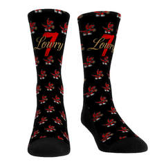 Lowry Dino Logo Multi Print All Over Socks