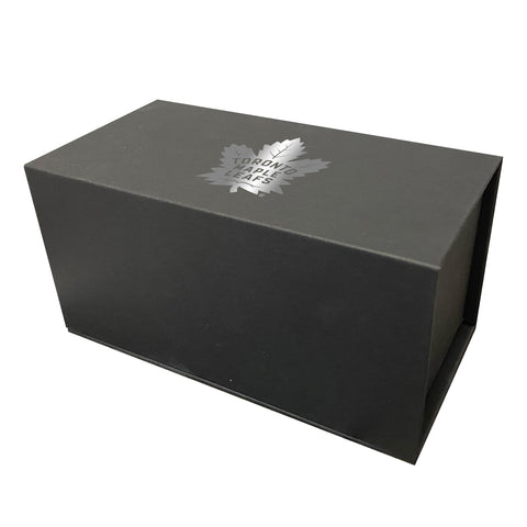 Toronto Maple Leafs Hockey Puck Gift Box | Black 6-Piece (BOX ONLY)