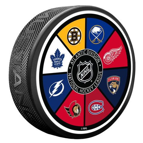 NHL Atlantic Division Puck