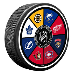 NHL Atlantic Division Puck