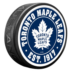 Toronto Maple Leafs Established Hockey Puck