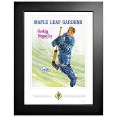 Toronto Maple Leafs Program Cover - Johnny Bower at Maple Leafs Garden