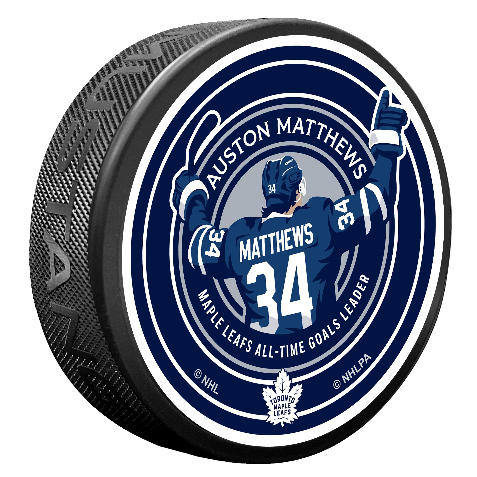 Auston Matthews Maple Leafs All Time Goal Leader Primary Puck