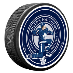 Auston Matthews Maple Leafs All Time Goal Leader Secondary Puck