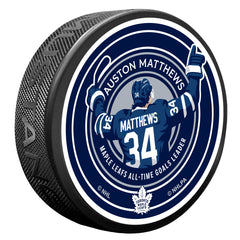 Auston Matthews Maple Leafs All Time Goal Leader Primary Puck