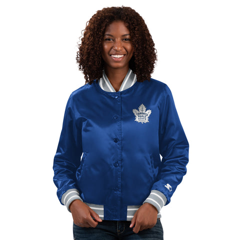 Starter Toronto Maple Leafs Satin Varsity Jacket