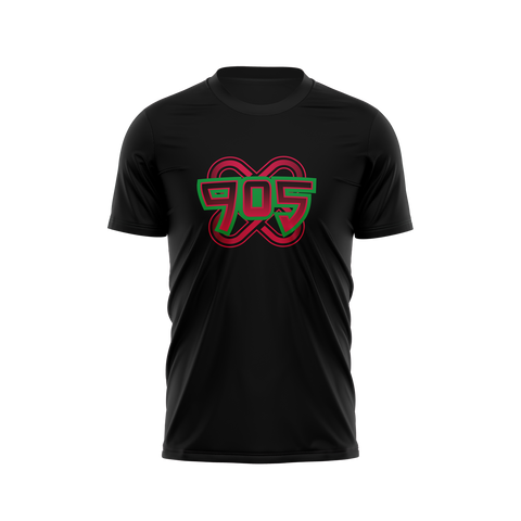 Raptors 905 Men's 2025 Black Heritage Tee