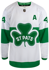 Maple Leafs Adidas Men's Authentic 2024 St Pats Jersey - RIELLY