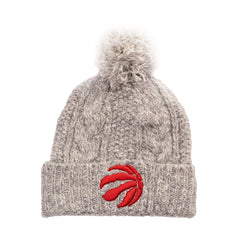 Women's Shimmer Partial Logo Cuffed Pom Toque