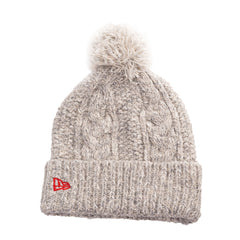 Women's Shimmer Partial Logo Cuffed Pom Toque