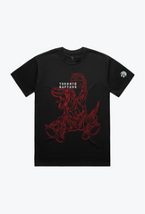 Raptors x George Brown Midweight Tee - BLACK