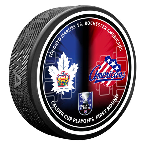 2026 Calder Cup Playoffs Round 1 Textured Puck