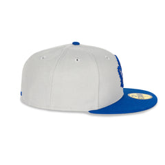 59FIFTY Prim Logo Fitted Hat - GREY/BLUE