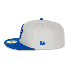 59FIFTY Prim Logo Fitted Hat - GREY/BLUE