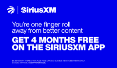 SiriusXM - 4 MONTHS FREE on the SiriusXM app*