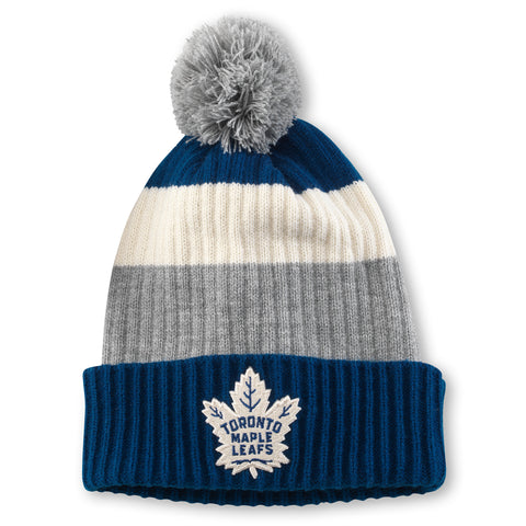 Sloped Cuffed Pom Toque