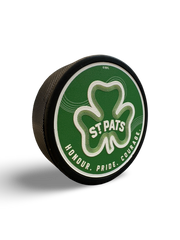 Maple Leafs 2024 St Pats Textured Puck