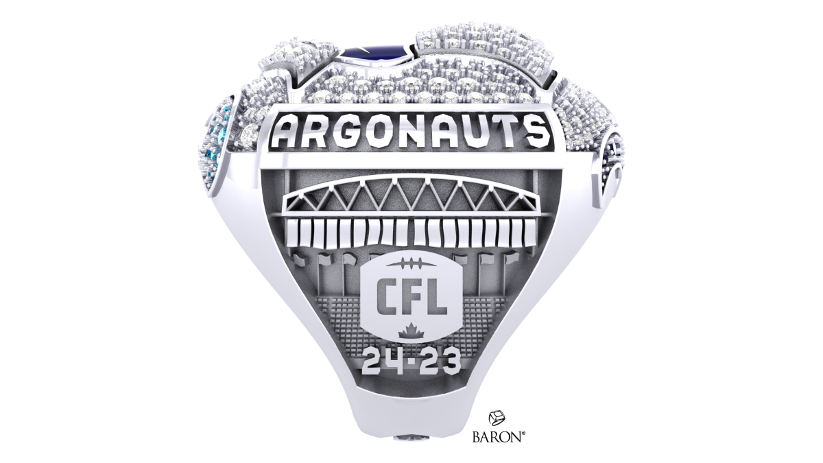 Argos 2022 Grey Cup Champs Replica Ring