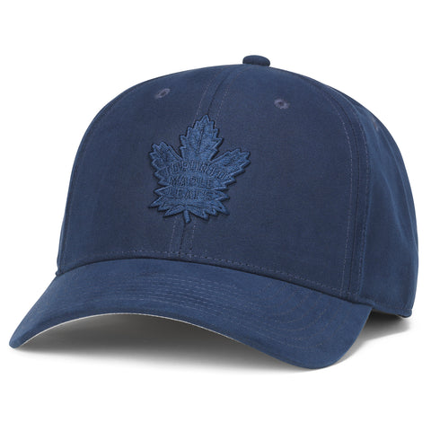 Maple Leafs American Needle Men's Micro Suede Adjustable Hat - NAVY