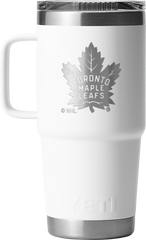Maple Leafs Yeti Rambler 20oz Travel Mug - White