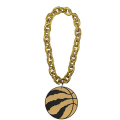 Raptors Logo Fan Chain - GOLD