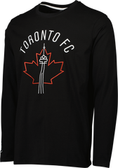 Toronto FC Men's Relaxed Fit Long Sleeve - BLACK
