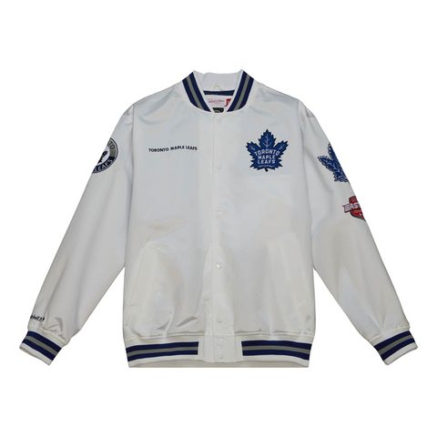Maple Leafs Starter Men's Dynasty Leather Varsity Jacket – shop.realsports